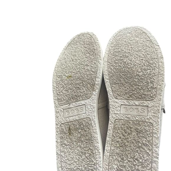 Bobs Memory Foam Women's Size 8.5 Natural Beige Comfort Walking Flat Shoes - Picture 6 of 7